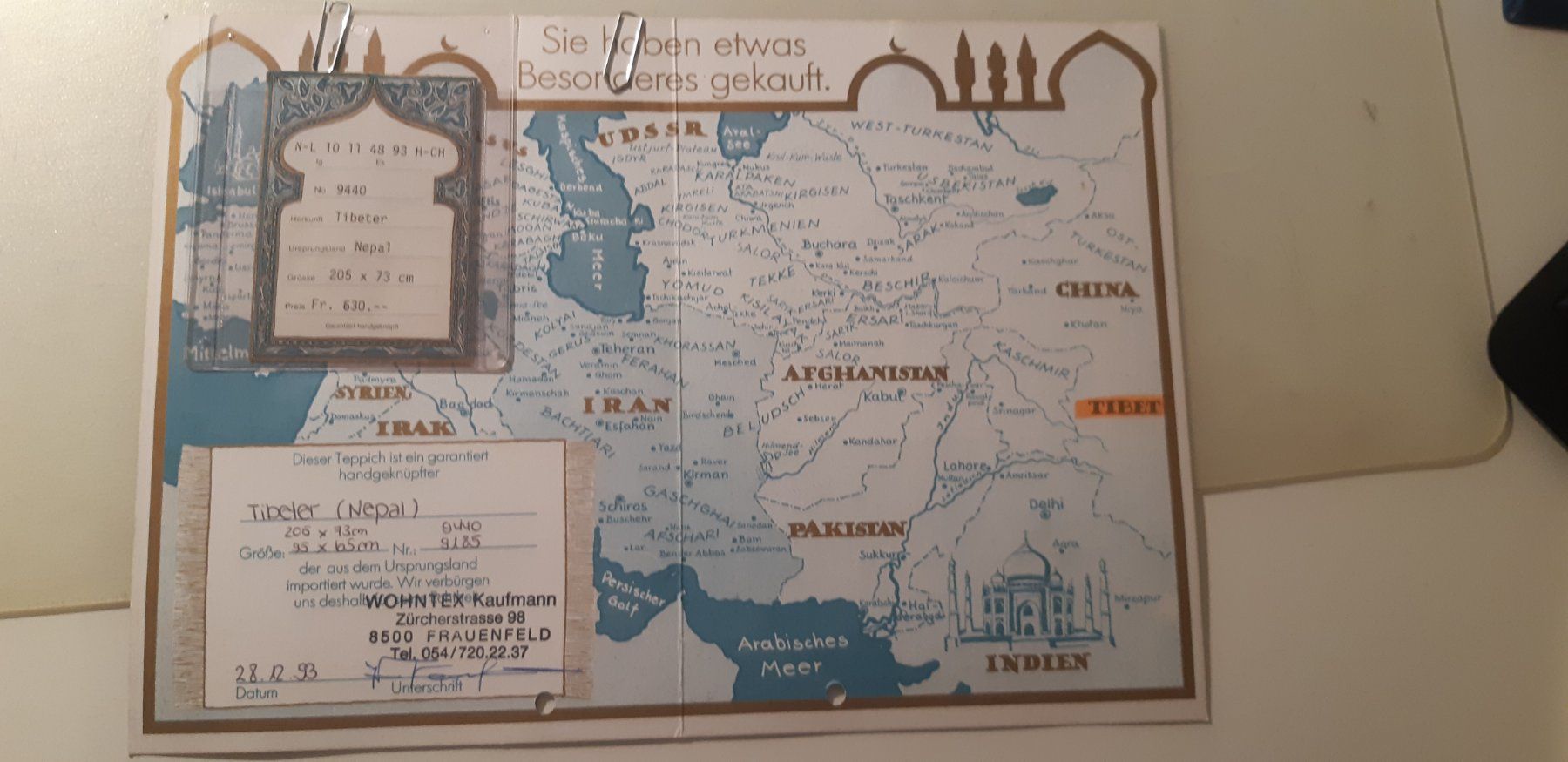 Tapis: Orientteppich Tibeter – D'occasion à Kirchberg SG par Jonny60 5