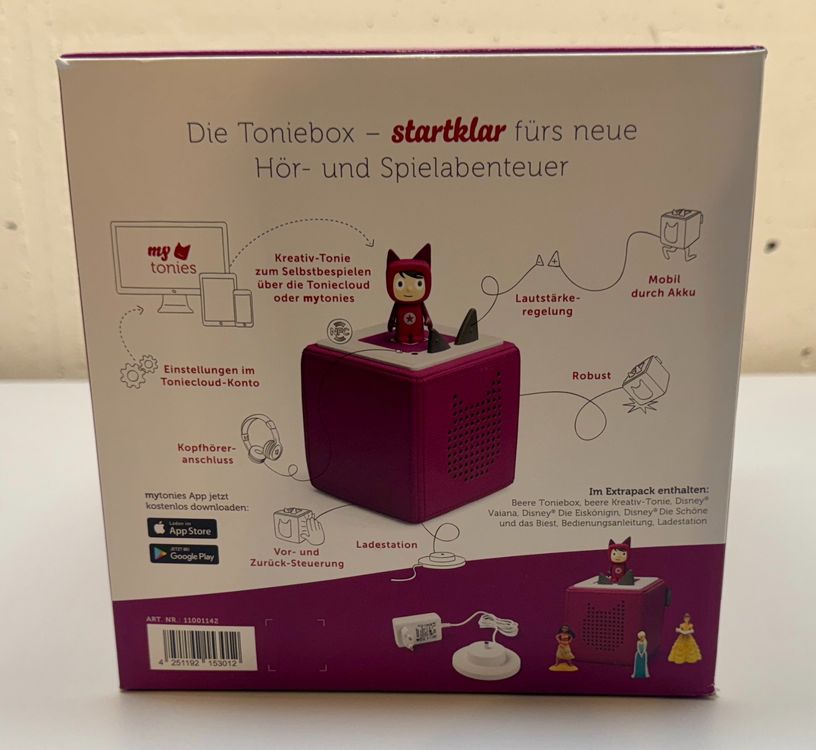 Livres audio: Toniebox - Extrapack Disney Prinzessinnen inklusive 4 Tonies – Neuf avec emballage d'origine à Rechthalten par hosme_be 4