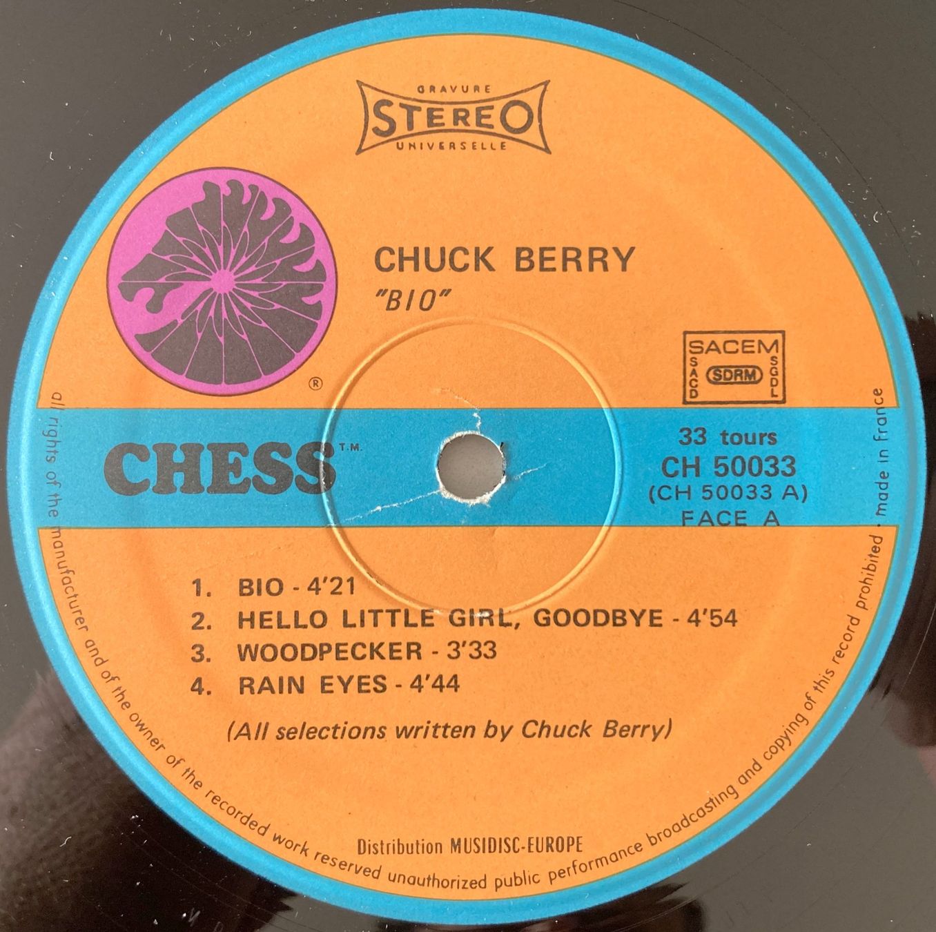 Dischi in vinile: CHUCK BERRY - BIO – Usato da Bottens venduto da hotter-than-hell 2