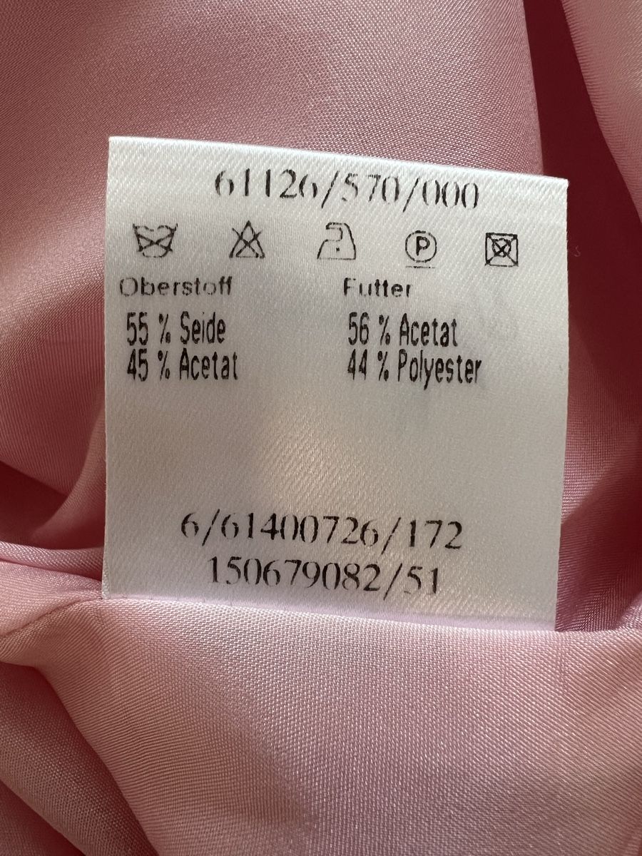 Vestiti: Rene Lezard Kleid pink Grösse 34 Seide – Usato da Basel venduto da Bettybooo 8