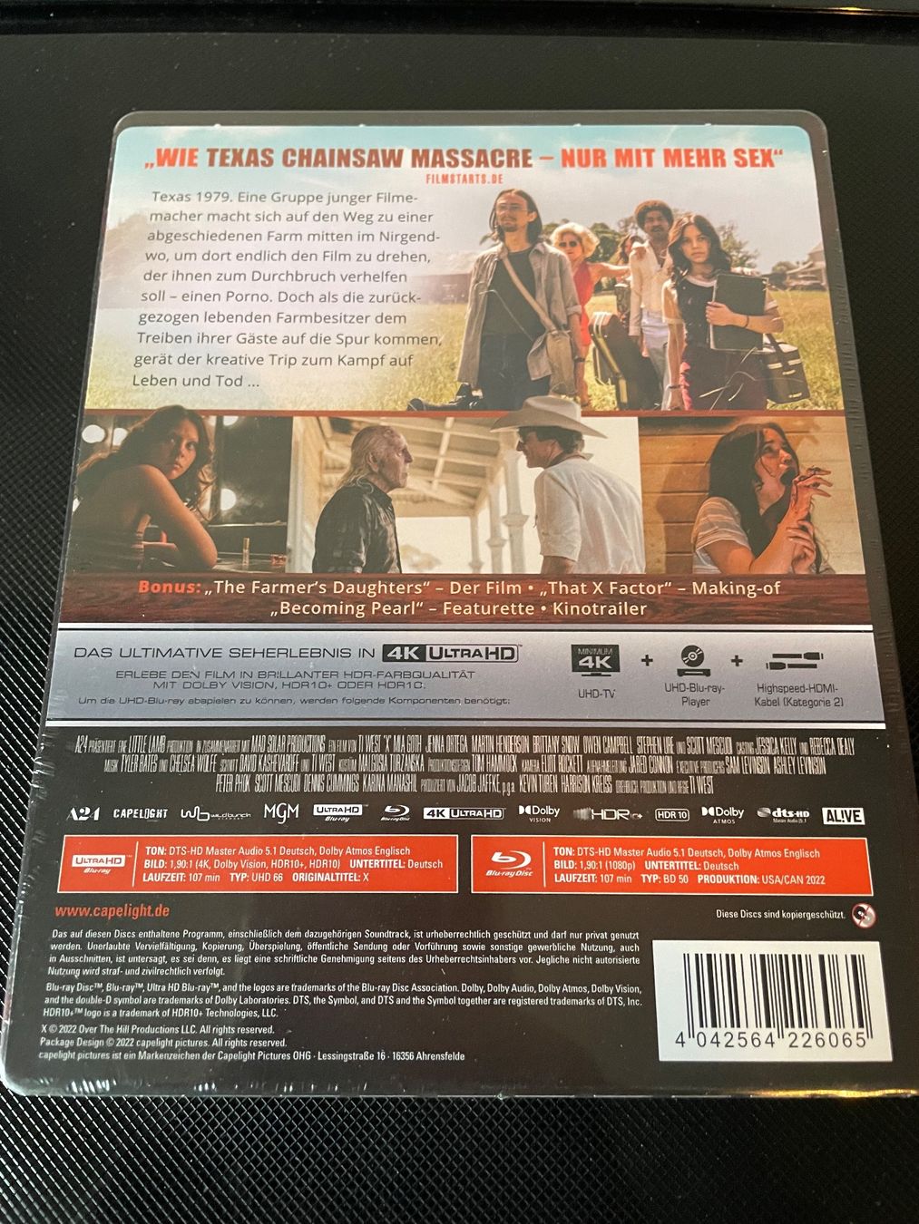 Tutti i DVDs: X - Limited Edition Steelbook 4K – Nuovo e nell'imballaggio originale da Schaffhausen venduto da Percilitor 1