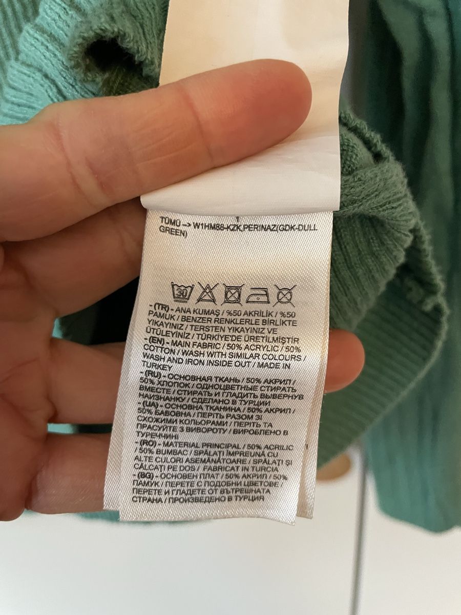 Maglioni & Felpe: LCW Casual dünner Strickpullover, Grün, Gr. M – Usato da Neukirch an der Thur venduto da bee88 3