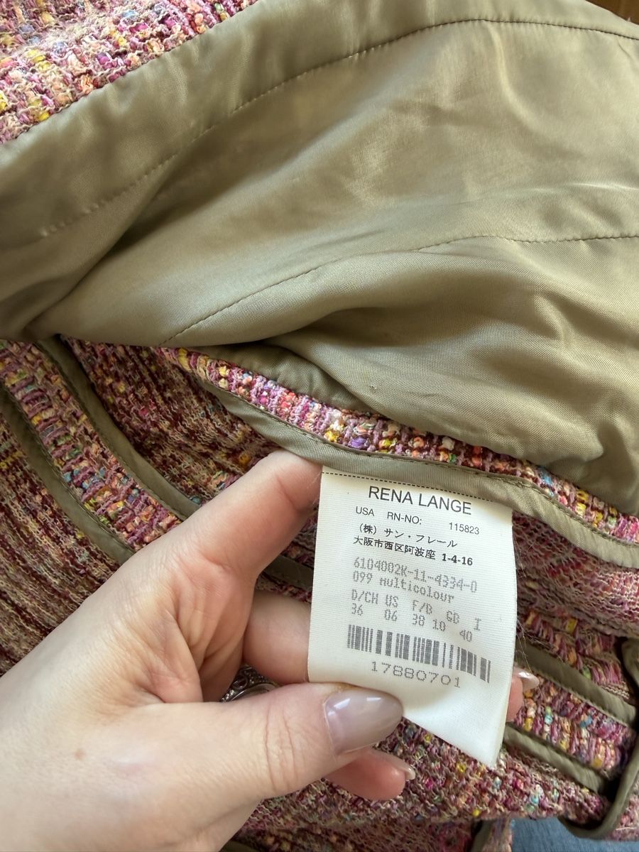 Giacche: Rena Lange Bouclé Blazer Gr.38/S rosé – Usato da Meggen venduto da Contenance7 3