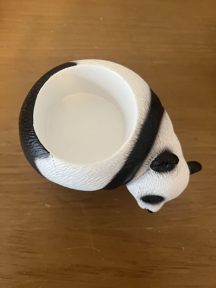 Partylite Statuette: Panda Partylite candle holder – Usato da Lausanne venduto da barbabelle02 1