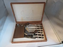 Italienisches Svanera Qualitäts-Messerset im Koffer