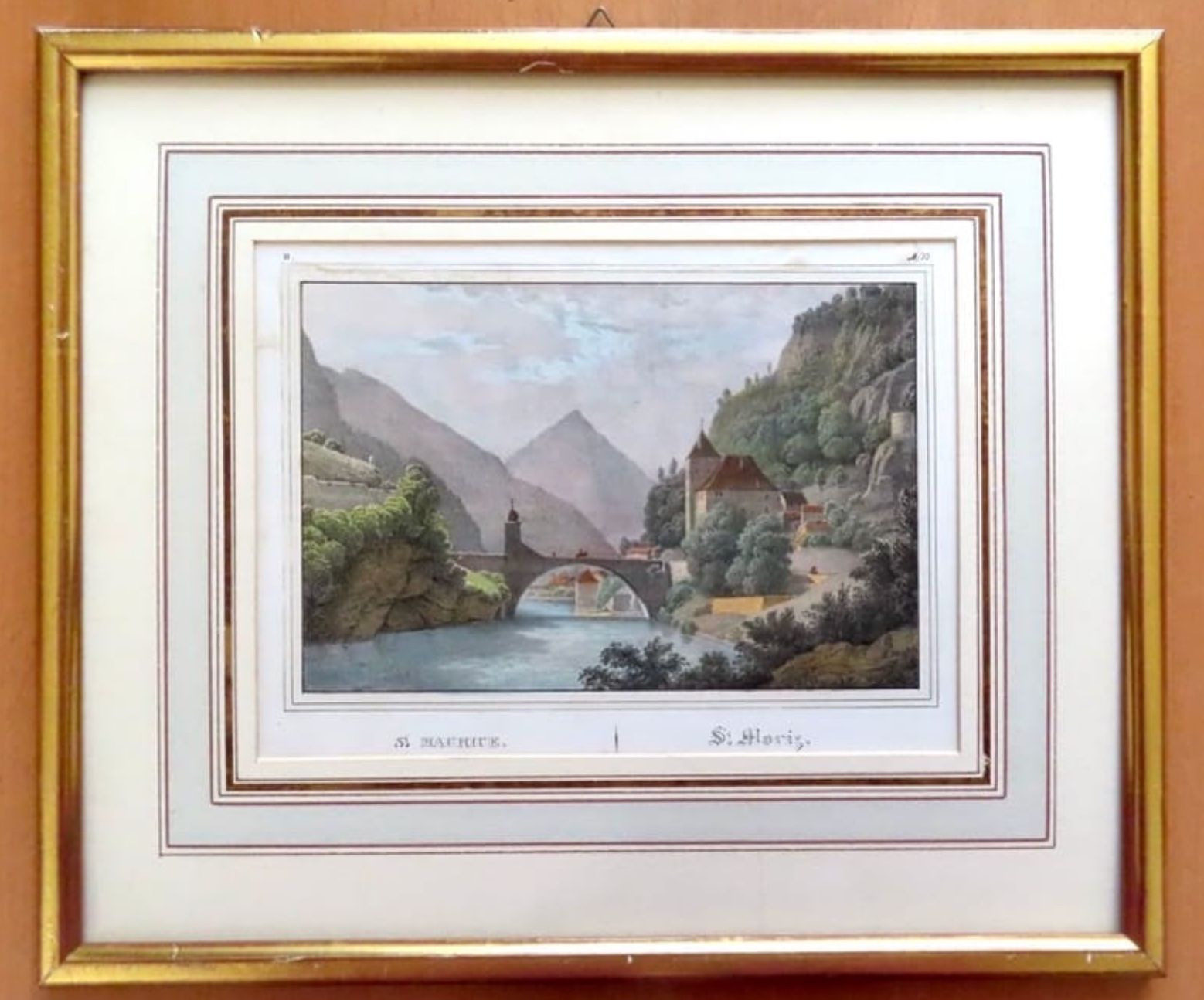 Incisioni: St. Maurice - St. Moriz. – Usato da Le Locle venduto da LibrairieLaBergerie