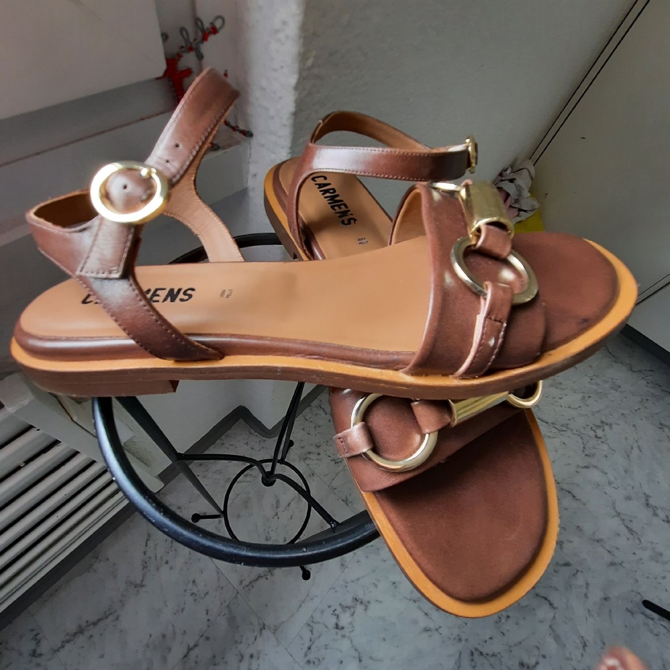 Scarpe da donna: CARMENS, TOP LEDERSANDALEN, GR.40 – Usato da Hinwil venduto da Wuschi40 3
