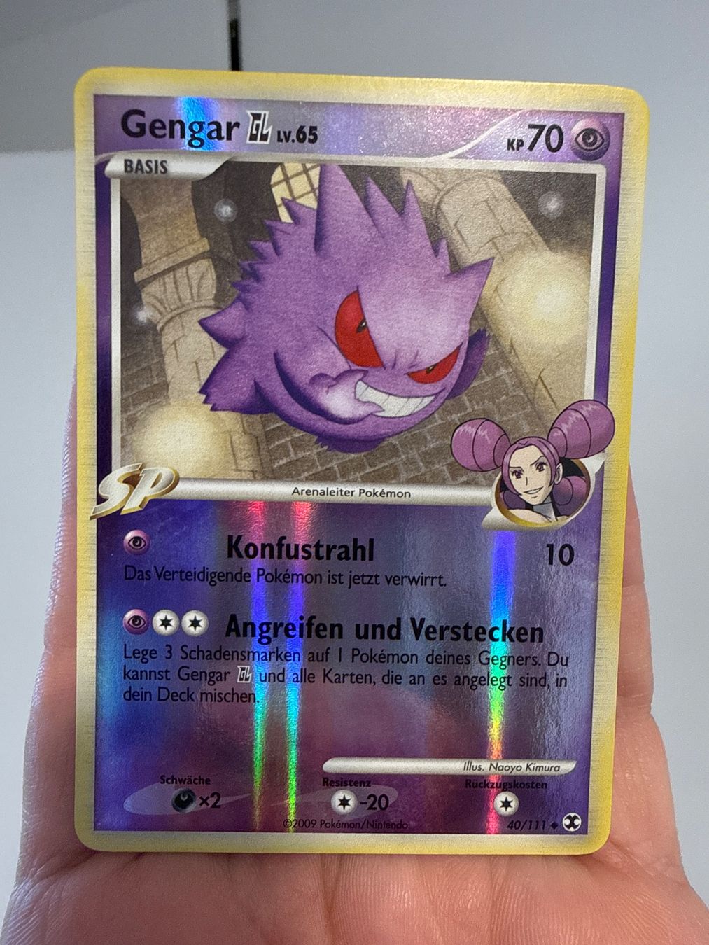 Cartoline: Pokemon Gengar LV. 65 revers holo – Usato da Frauenfeld venduto da Poke_Toniii