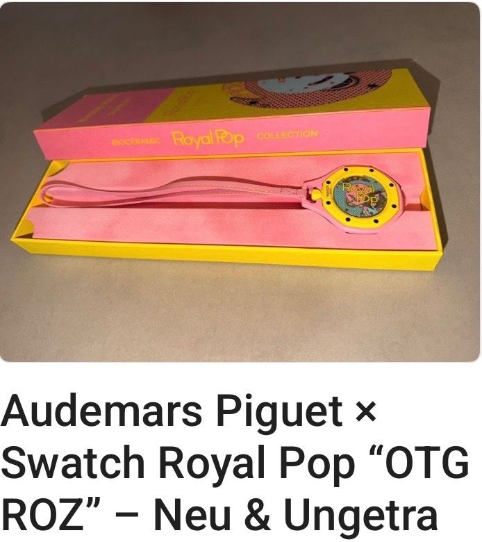 Swatch Orologi: Swatch Royal Pop Otg Roz – Nuovo e nell'imballaggio originale da Bern venduto da tar_hm7j 2
