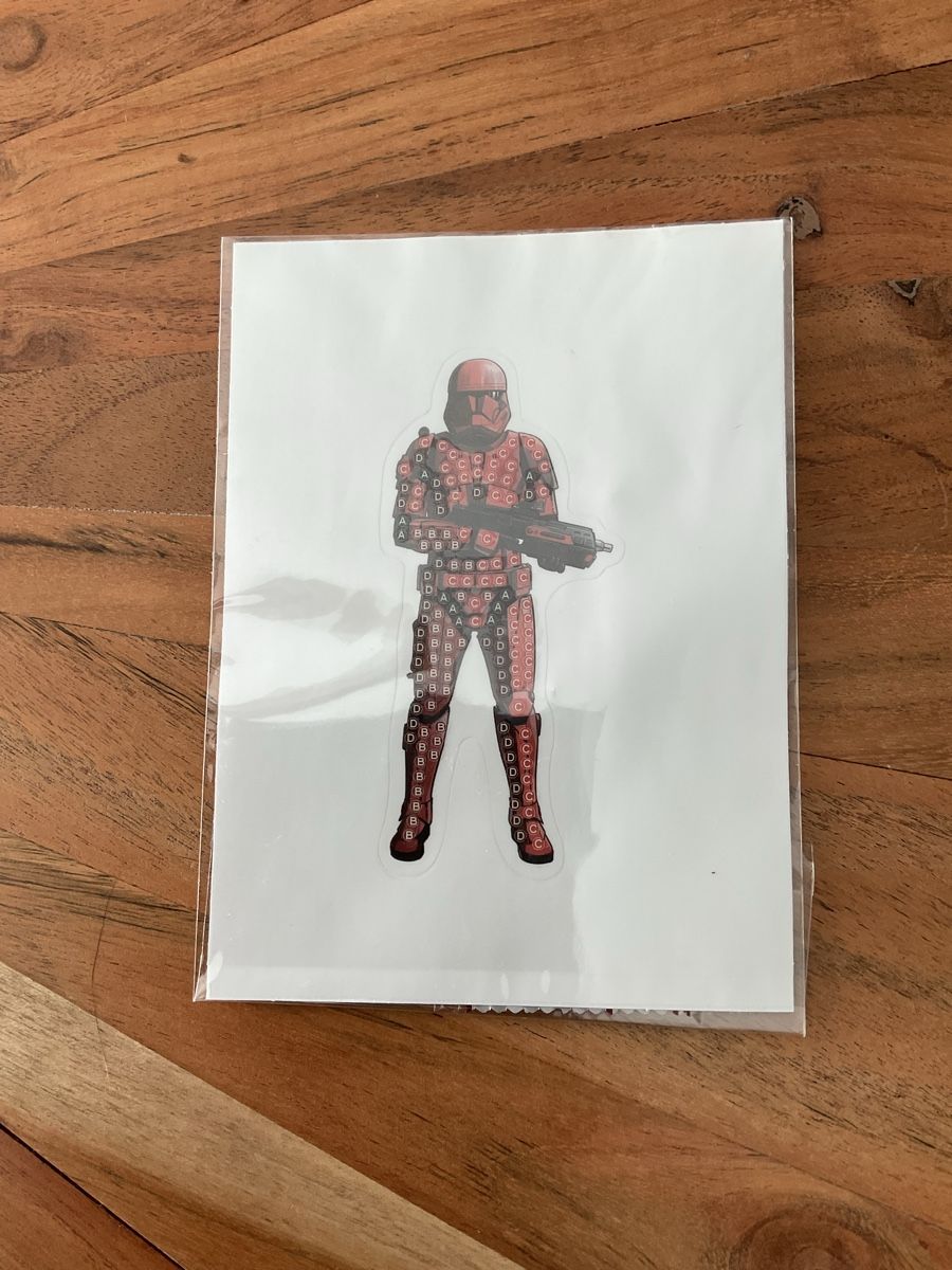 Disney Sammelbilder & Trading cards: Disney 100 Crystal Art Sticker - Sith Trooper – Neu und originalverpackt aus Volketswil von Alexa_Rahel