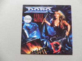 LP Deutsch Heavy Metal Doro & Warlock 1989 Force Majeure