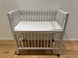 Beistellbett Tissi mit Matratze und Nestchen guter Zustand