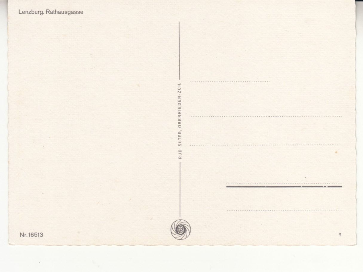 Cartoline postali: Lenzburg ca. 1960 – Usato da Bürglen TG venduto da StampGraf 1