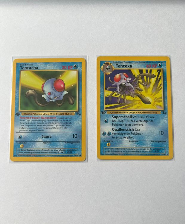 Tentacha & Tentoxa 1.Edition Pokemon ab 1Fr Kaufen auf Ricardo