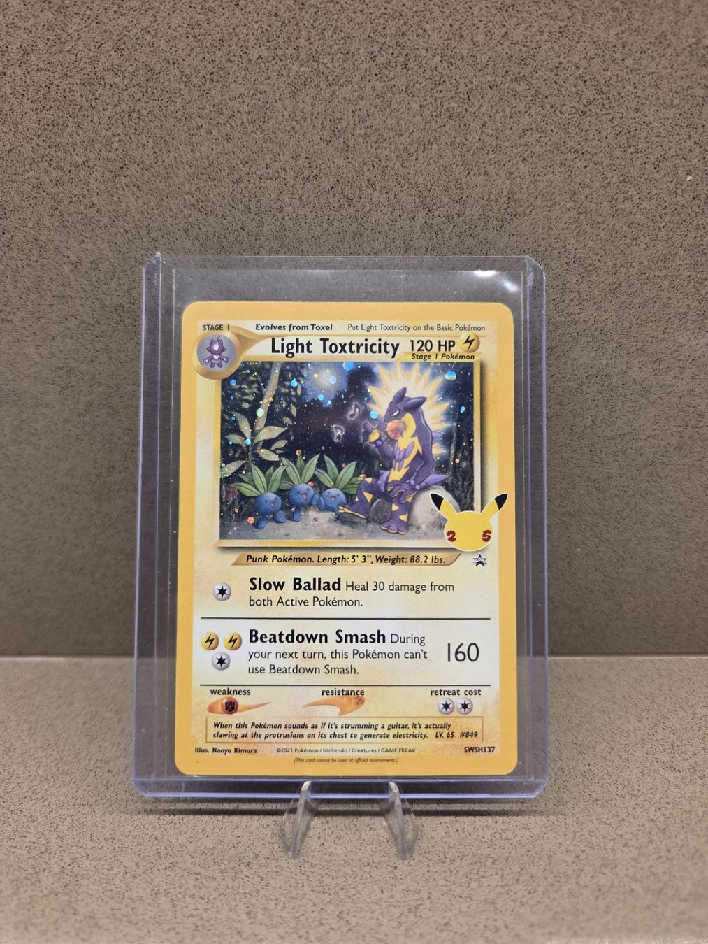 Pokémon Carte collezionabili: Pokemon Promo 25 Light Toxtricity – Usato da Giubiasco venduto da joe_6tx6