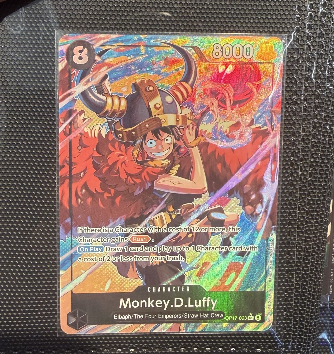 Bandai Sammelbilder & Trading cards: One Piece Monkey D. Luffy OP17 AA – Neu (gemäss Beschreibung) aus Horgen von haz_8ldx