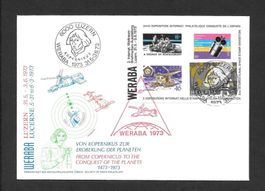 Sonderbrief SSt. 55 WERABA Luzern 31.5.-3.6.1973 Vignette