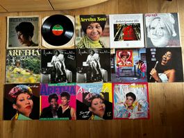 LP Sammlung Aretha Franklin, 14 lp soul  top