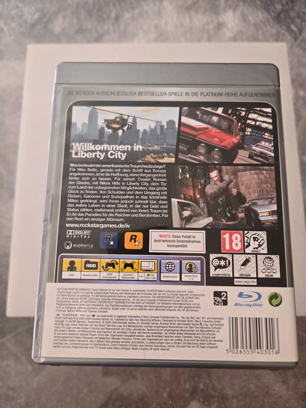 Spiele: GTA 4 PS3 – Gebraucht aus Bussigny von Kfdlt 1