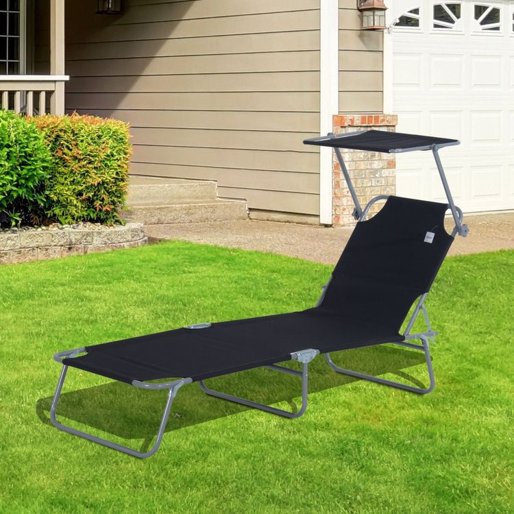 60+ Liege Mit Sonnenschutz, Costway sonnenliege mit rollen,