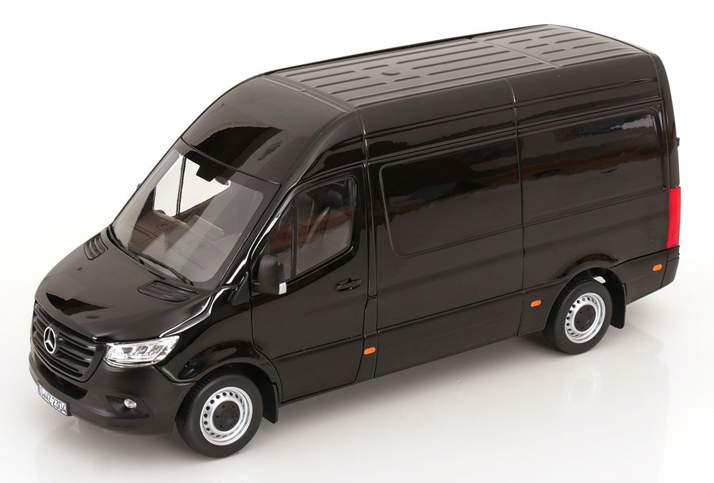 Mercedes-Benz Modellini d'auto: MERCEDES SPRINTER 2018 SCHWARZ 1:18 NOREV – Nuovo e nell'imballaggio originale da Suhr venduto da Moebelsiralfred