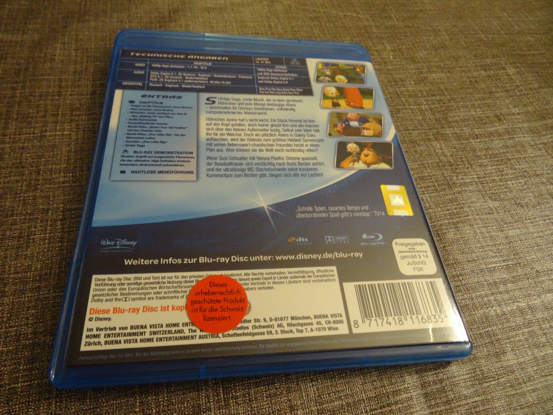 Alle DVDs: Blu-ray Himmel und Huhn – Gebraucht aus Olten von Disc-Verkauf 2