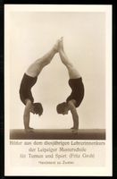Fotografie Ansicht Leipzig, Handstand zu