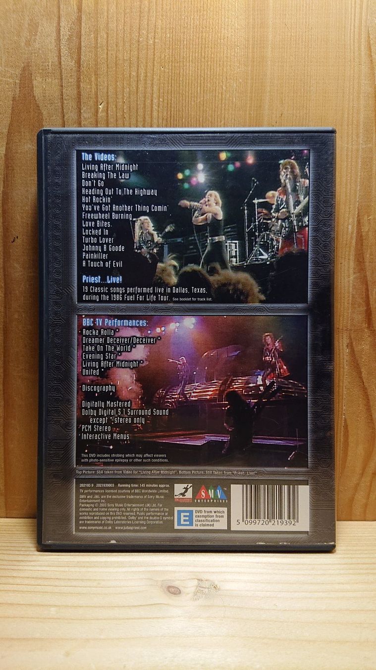 Tutti i DVDs: JUDAS PRIEST Electric Eye auf DVD – Usato da Wilderswil venduto da Exebub 1