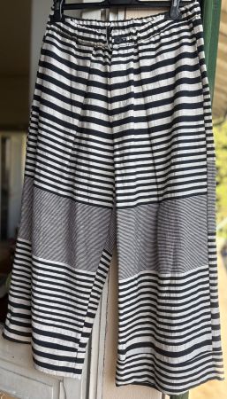 Pantaloni misto cotone e lino! M