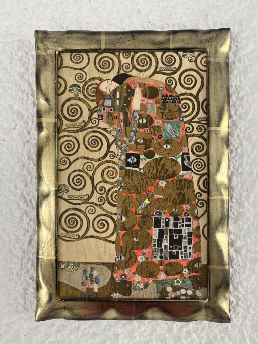 Foto & Immagini: Die Erfüllung / Hartschaumbild / Gustav Klimt – Usato da Wetzikon ZH venduto da seli03