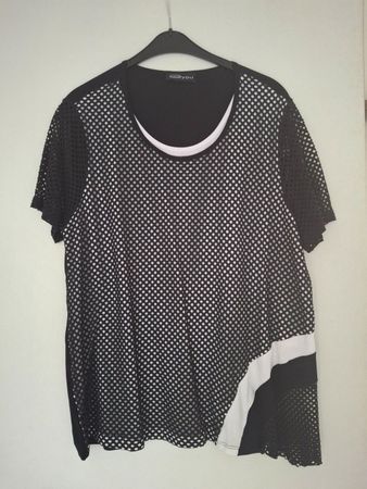 Schwarzes Netzoberteil von SeeYou, Grösse 48, neuwertig