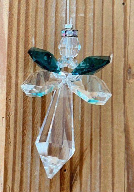 Swarovski Statuette: Swarovski Schutzengel Smaragd / gross – Nuovo (secondo la descrizione) da Volketswil venduto da rubin74