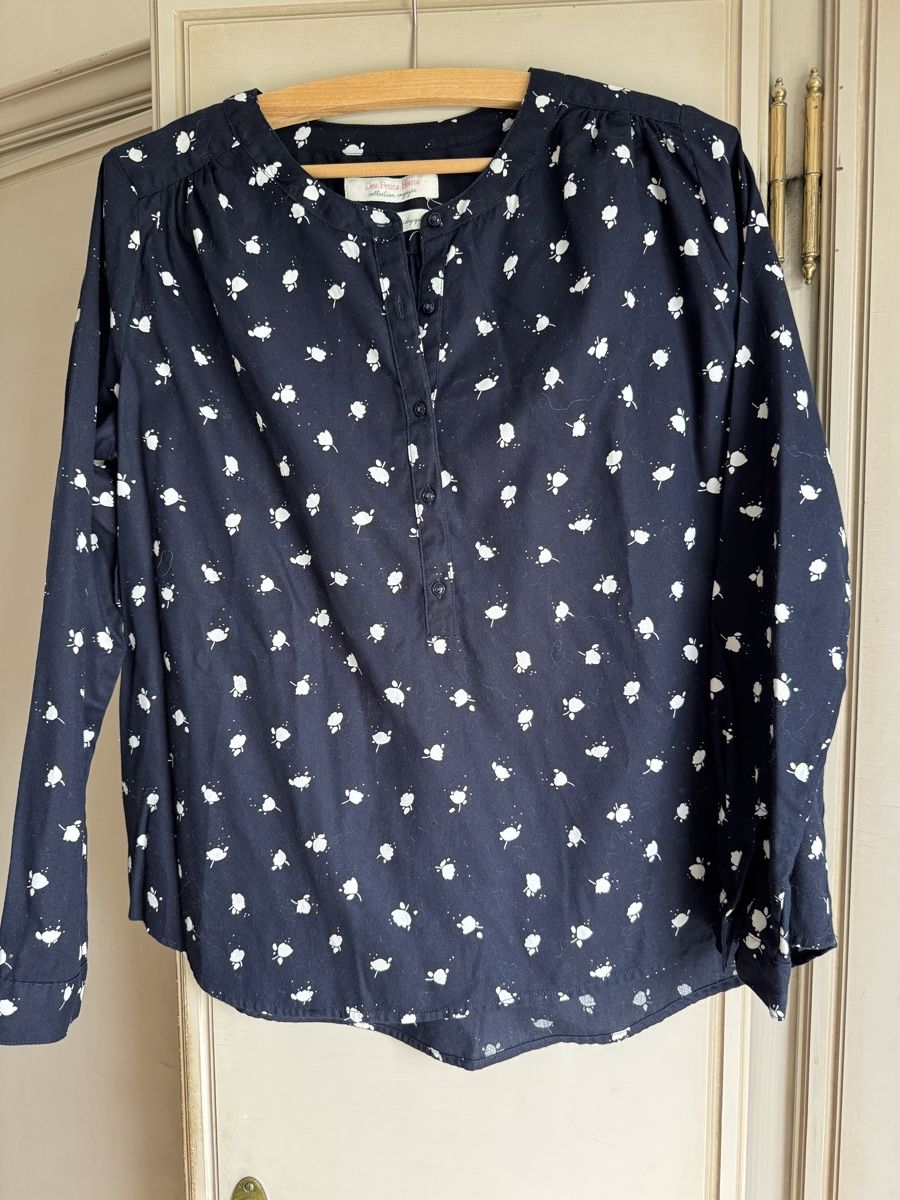 Des Petits Hauts Blusen: Des Petits Hauts Bluse Bio-Baumwolle Gr.0 Top Zustand – Gebraucht aus Solothurn von coko01