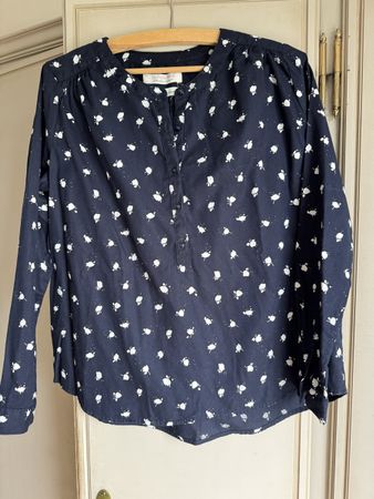 Des Petits Hauts Bluse Bio-Baumwolle Gr.0 Top Zustand