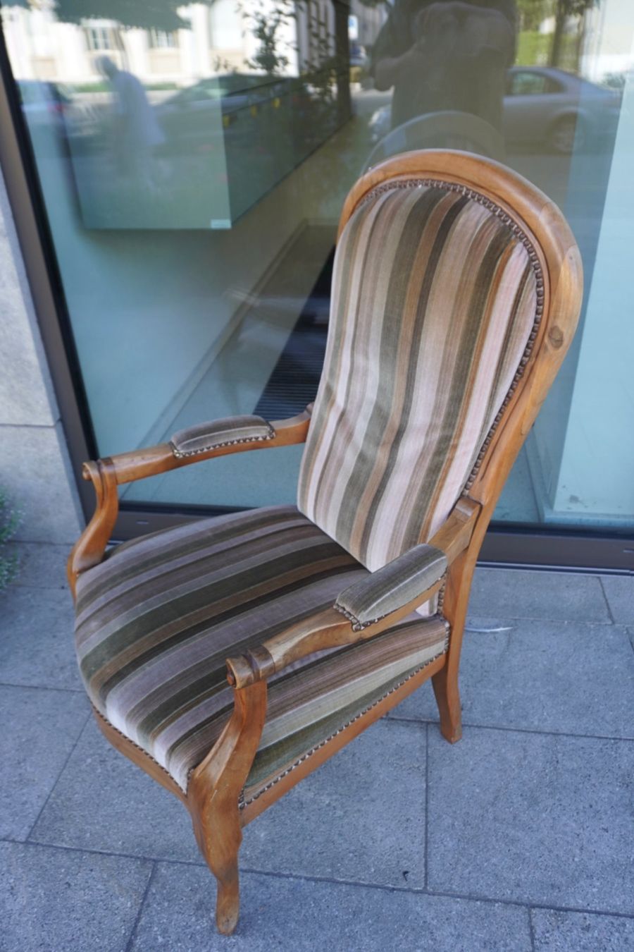 Poltrone: Voltaire Sessel Louis Philippe Stil (MA359) – Usato da Basel venduto da B.W.B. 6
