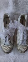 CONVERS SCHUHE mit PERLEN+ STRASS NEU! Hochzeit..GR.39