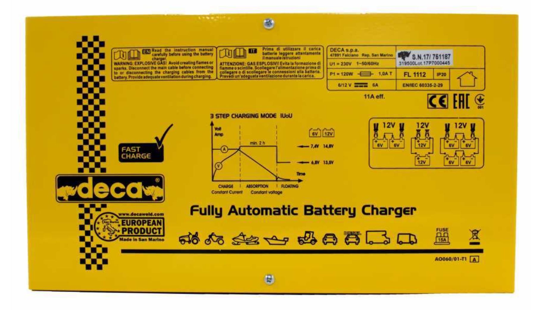 Akkus & Batterien: Vollautomatisches Batterieladegerät  6&12 Volt – Neu und originalverpackt aus Rüttenen von atwork-tools 3