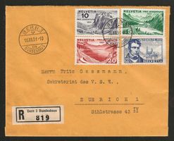 Pro Juventute Satz 1931 auf Brief : KP 150.--