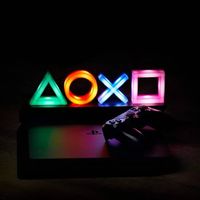 Playstation Deko Licht Symbole Lampe - Neuwertig! Top!