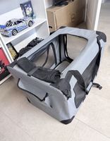 QUALIPET Freezack Soft Kennel Transportbox Grau