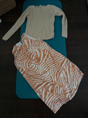 2 Teilige, Pulli und Kleid, gr. M