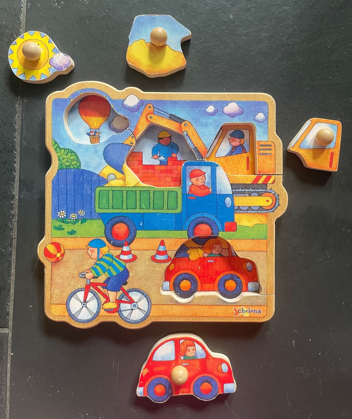 Puzzle: Holzpuzzle Baustelle – Usato da Pieterlen venduto da sheriff111 1