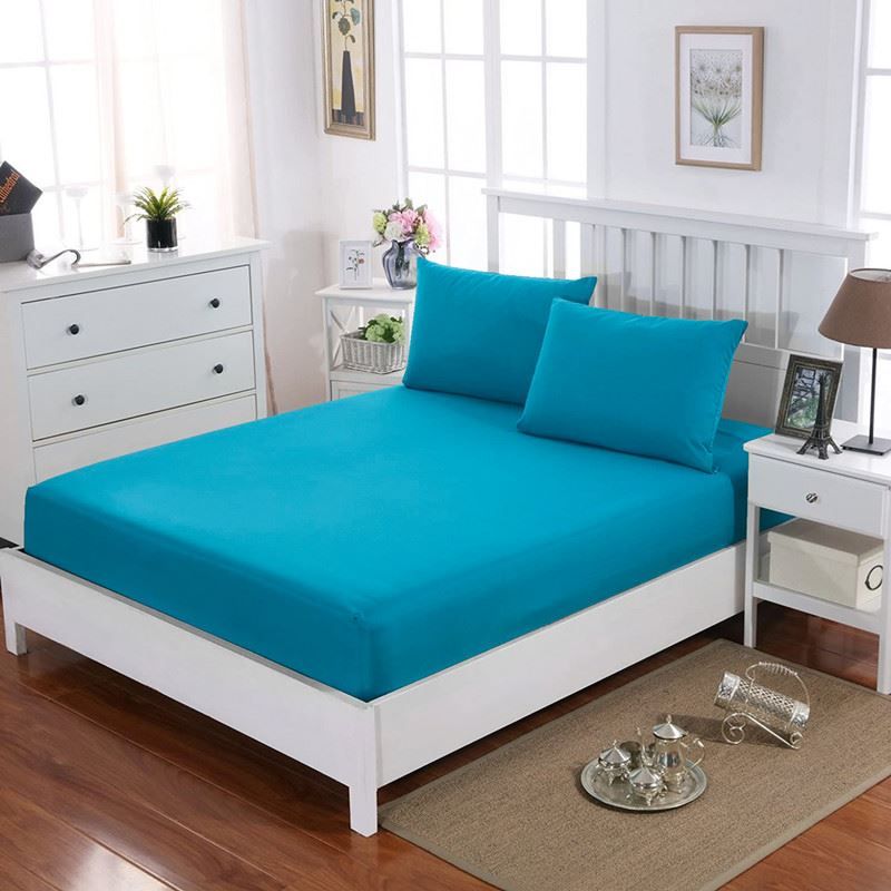 Biancheria da letto: JERSEY FIX TICINO 120x200 cm Türkis – Nuovo e nell'imballaggio originale da Oensingen venduto da directshop24 2
