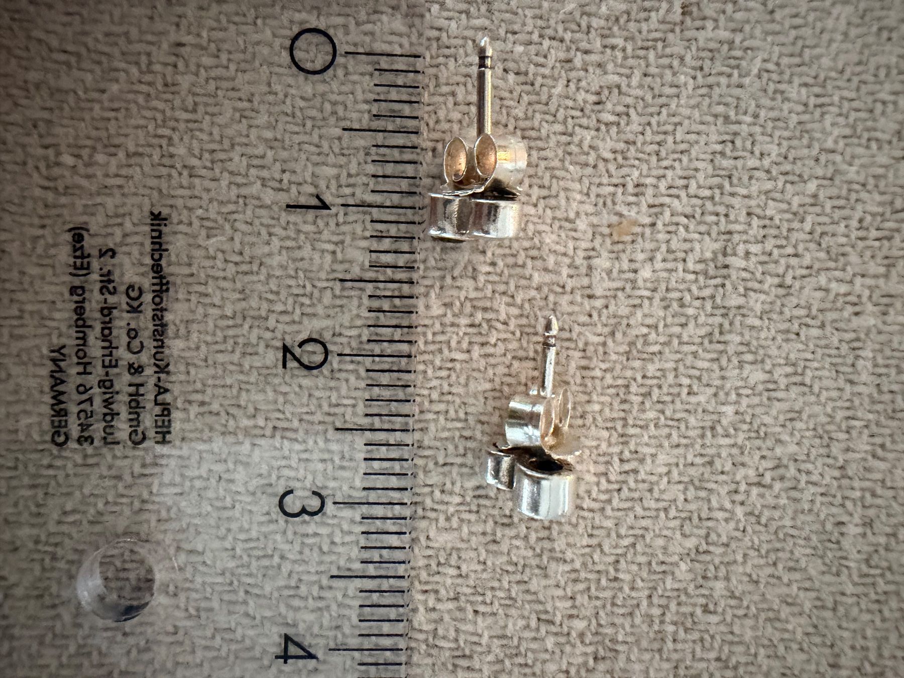Orecchini pendenti & Orecchini a lobo: Ohrstecker mit kleinen Steinchen aus Silber 925 – Nuovo (secondo la descrizione) da Brütten venduto da Rod816 5