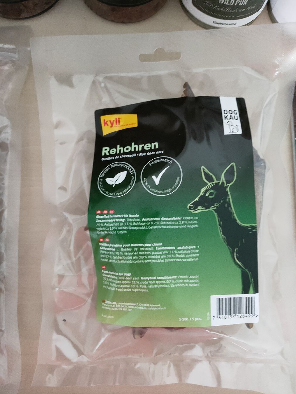 Mangimi: Hundefutter Lakefields Reh / Hirsch Kausnäck/Leckerli – Nuovo e nell'imballaggio originale da Flaach venduto da Bobby777 5