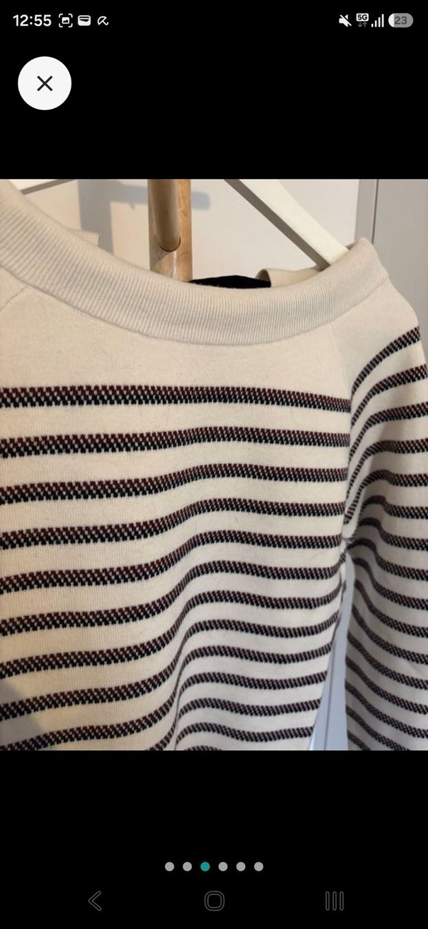 Maje Maglioni & Felpe: Maje Pullover gestreift Groesse 1/S mit Schleife – Usato da Zürich venduto da nara13 2