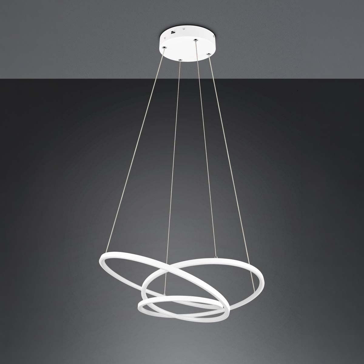 Lampadari & plafoniere: LED Pendelleuchte, Weiss, 64 cm x 49 cm – Nuovo (secondo la descrizione) da Kreuzlingen venduto da Smart-Light 2