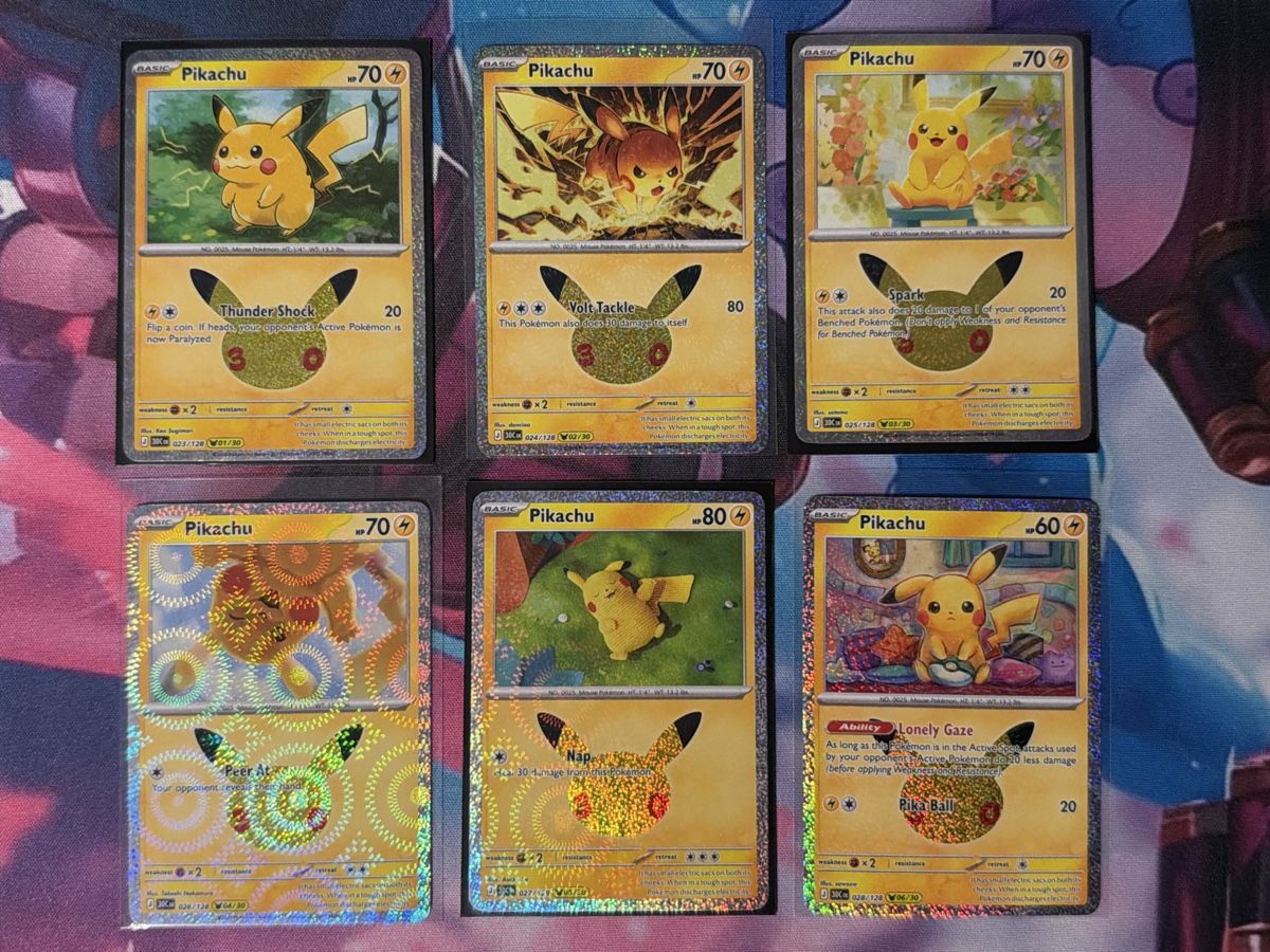 Pokémon Sammelbilder & Trading cards: Pokémon Pikachu 01-06 – Neu (gemäss Beschreibung) aus Fischbach LU von 00-hmc-00