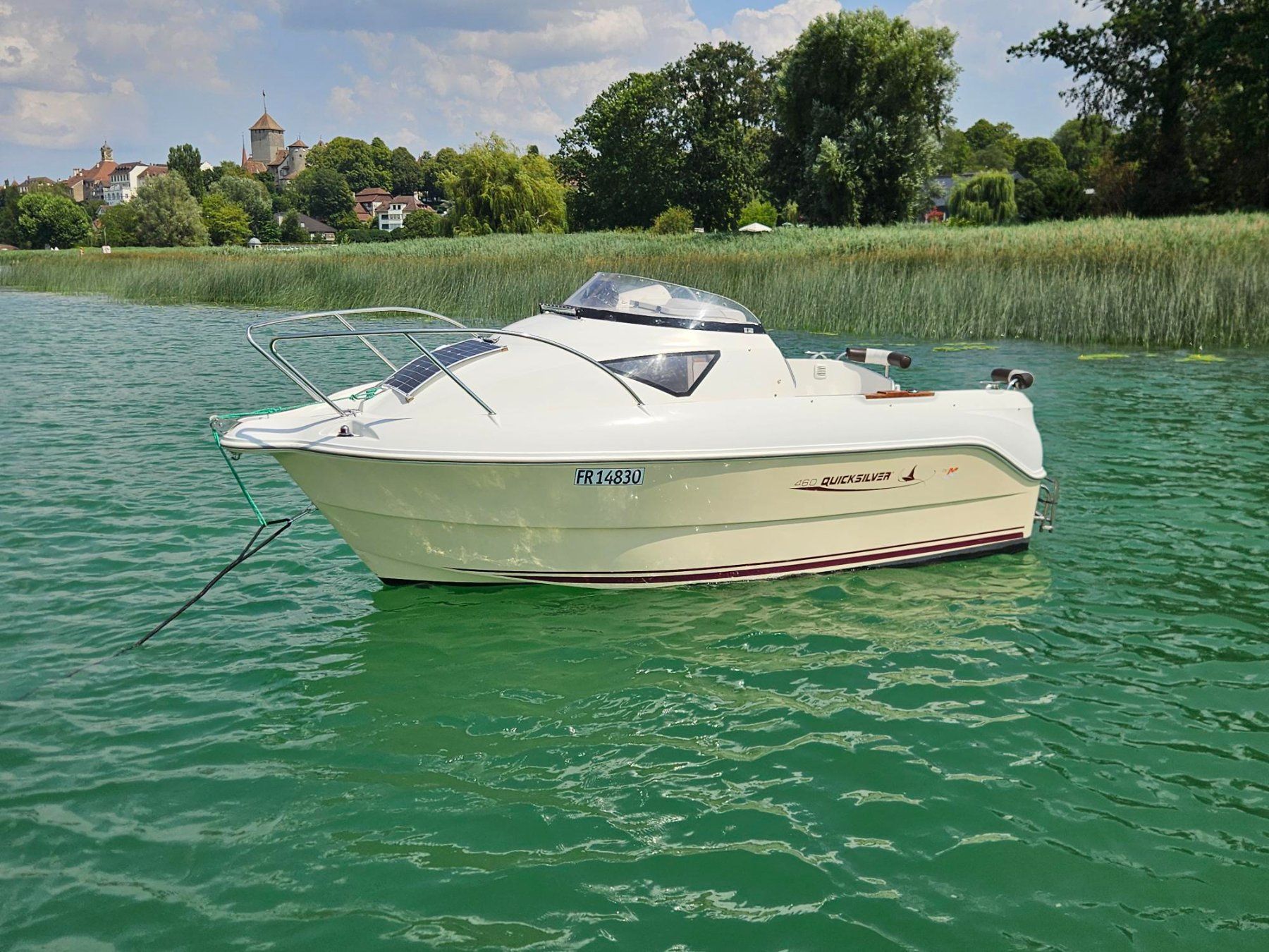 Quicksilver Bateaux: Motorboot Quicksilver cabin 460 / 8 PS – D'occasion à Gunzgen par HofmannAnhaenger 4