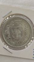 5 Franken 1951, Silber, sehr schön (WA3)